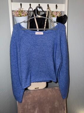 SOHO Blue Cozy Knit Sweater